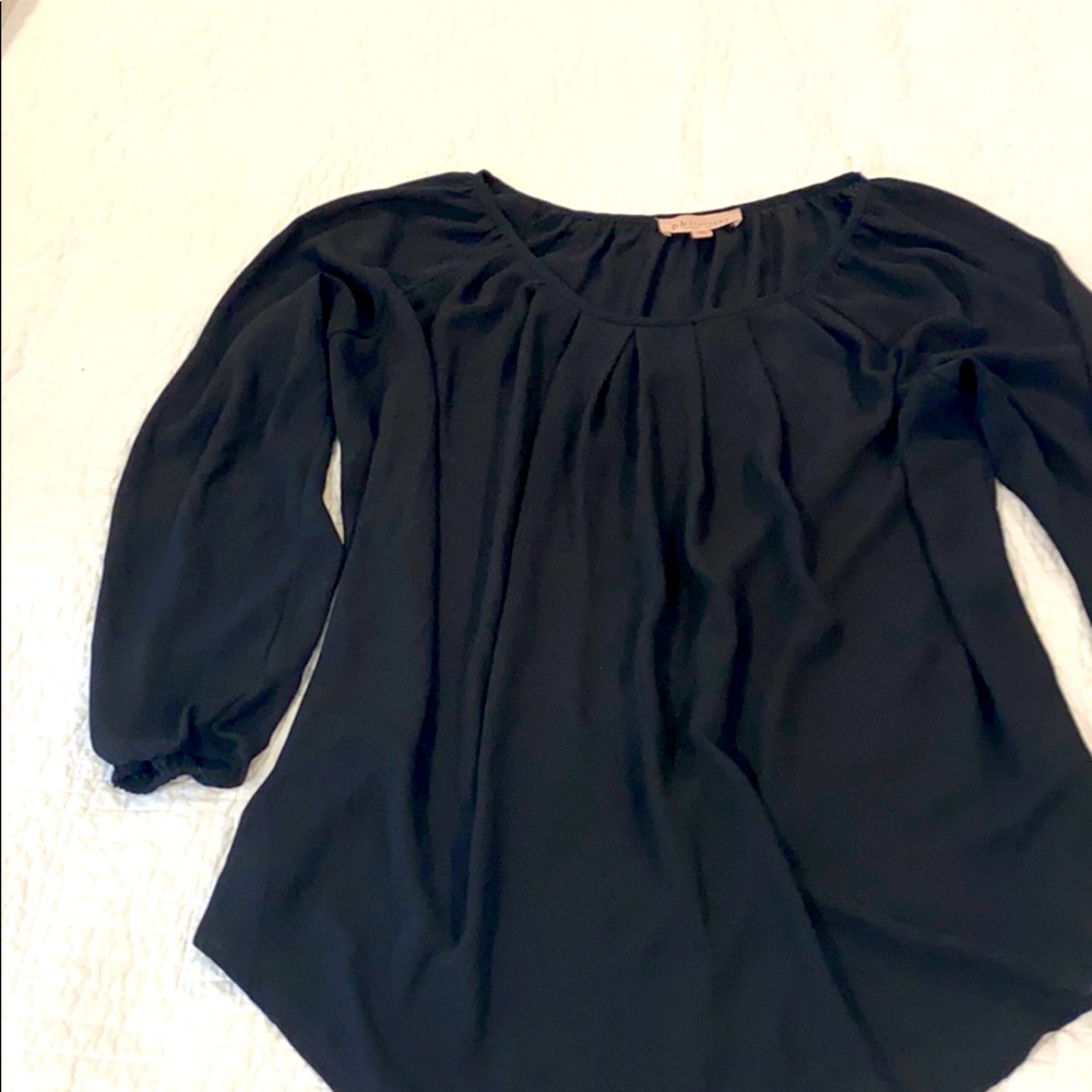 Black sheer top